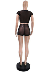 Mesh Two-Piece Set