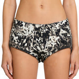 Animal Print High-Waisted Shorts