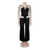 Jumpsuit with Accents and Pockets