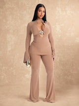 Elegant Sets with Flared Pants