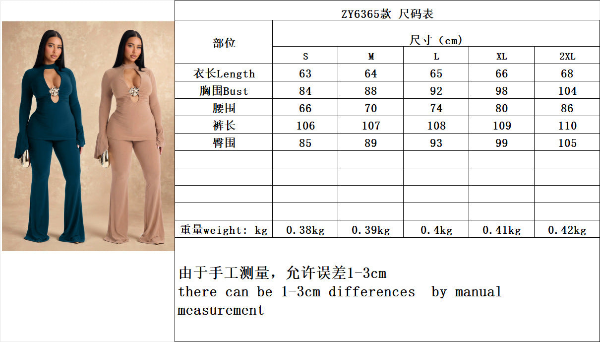 Elegant Sets with Flared Pants