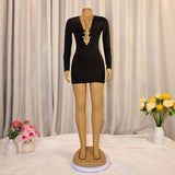 Mini Dress with Long Sleeves