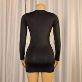 Mini Dress with Long Sleeves