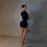 Mini Dress with Long Sleeves