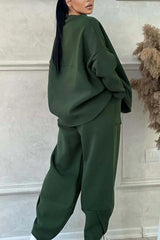 Oversized Sweatshirt Sets with Pockets