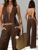Elegant Halter Lounge Set