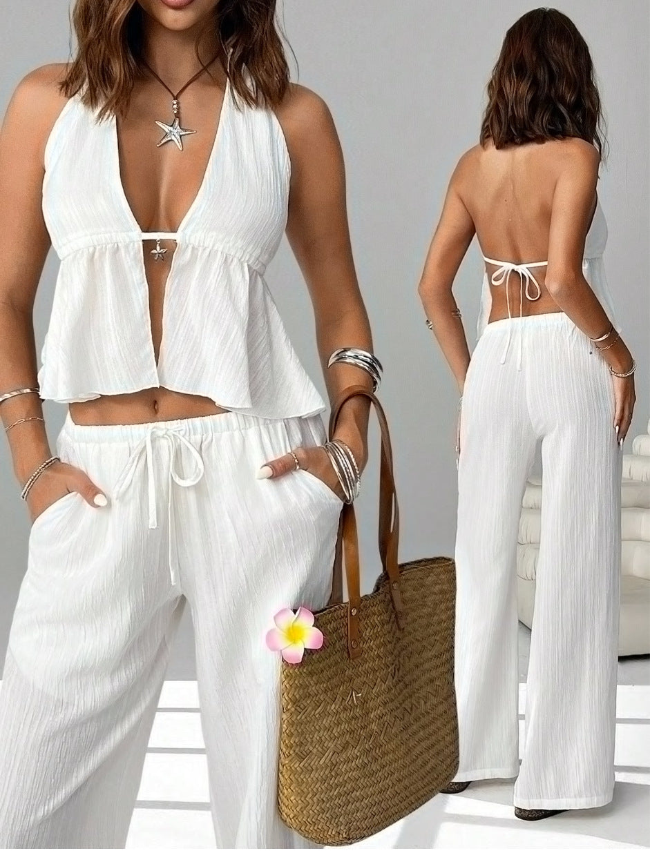 Elegant Halter Lounge Set