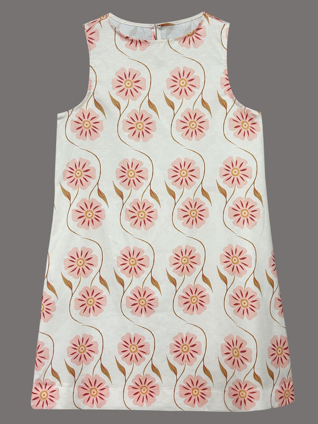 Chic Floral Sleeveless Dress