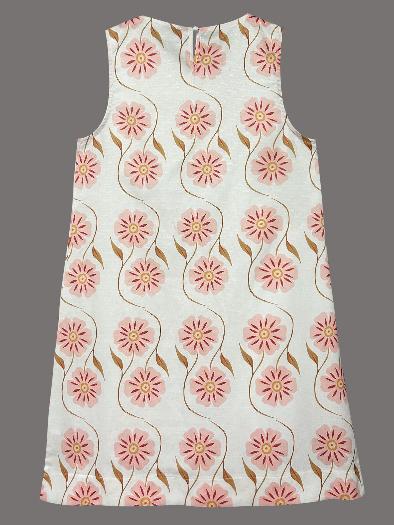 Chic Floral Sleeveless Dress