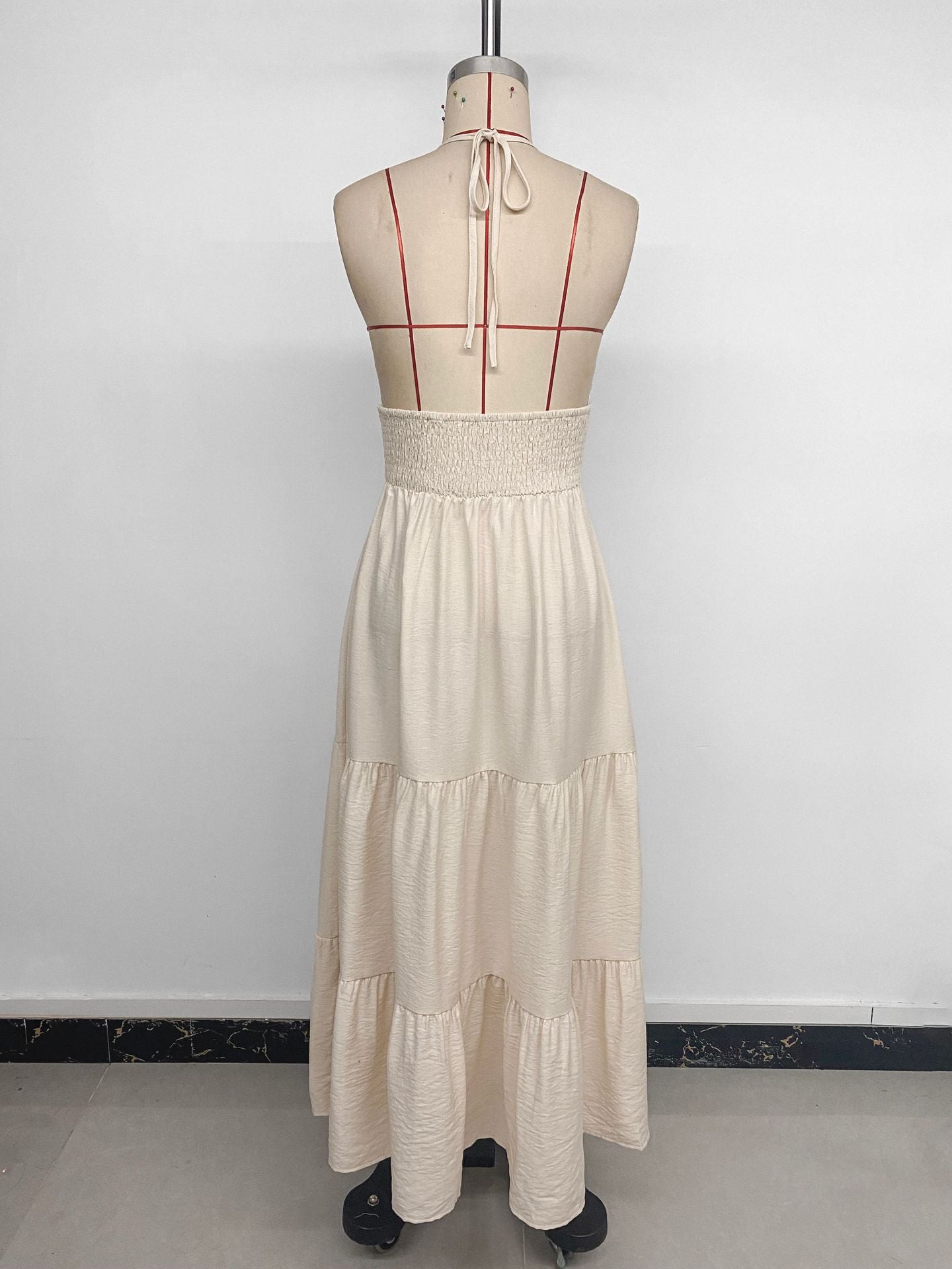 Boho Chic Maxi Dress with Details