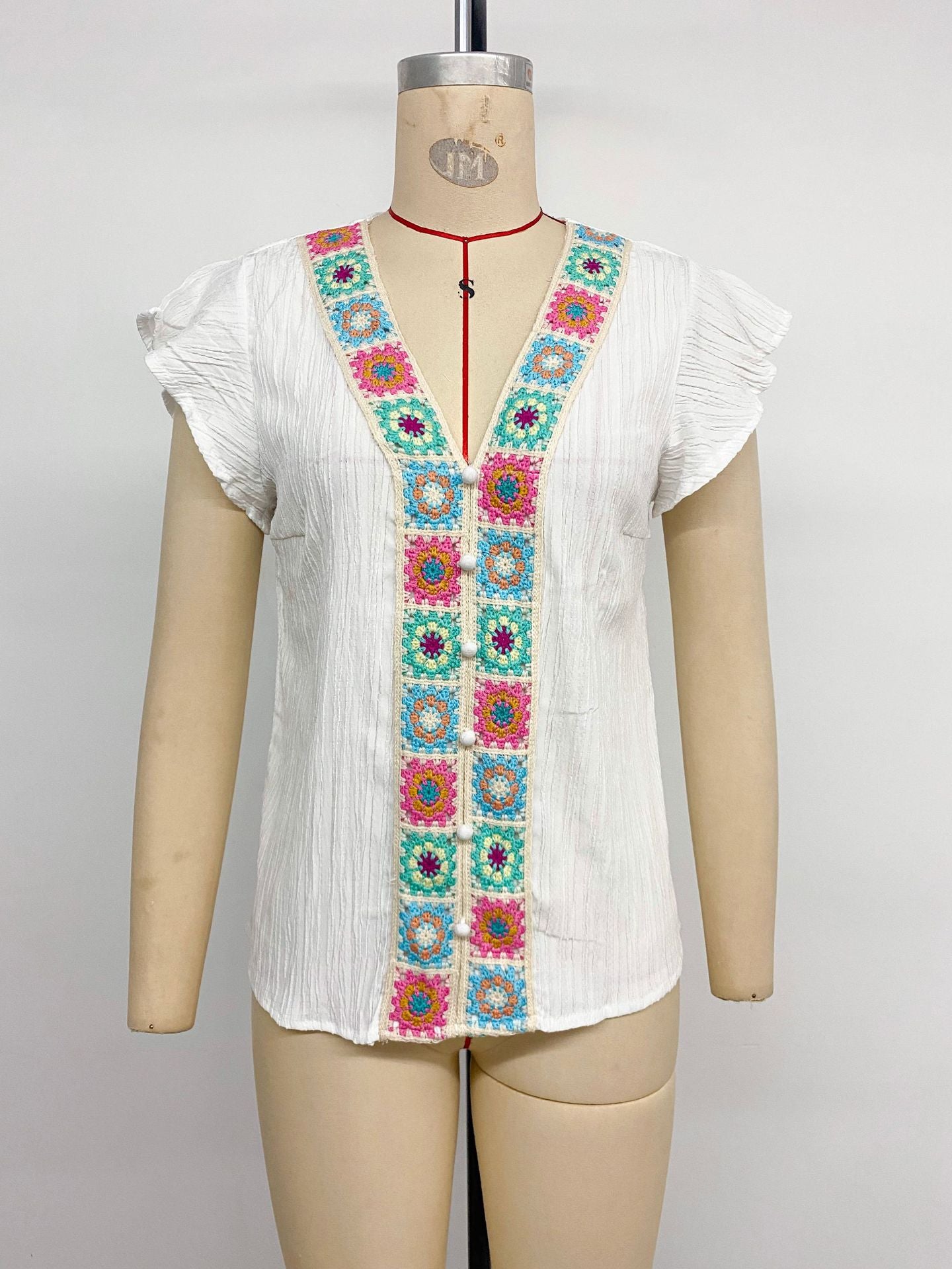 Boho V-Neck Sleeveless Top