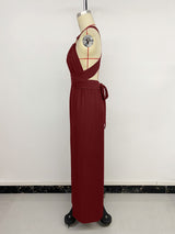 Wide-Leg Jumpsuit with Ring Detail