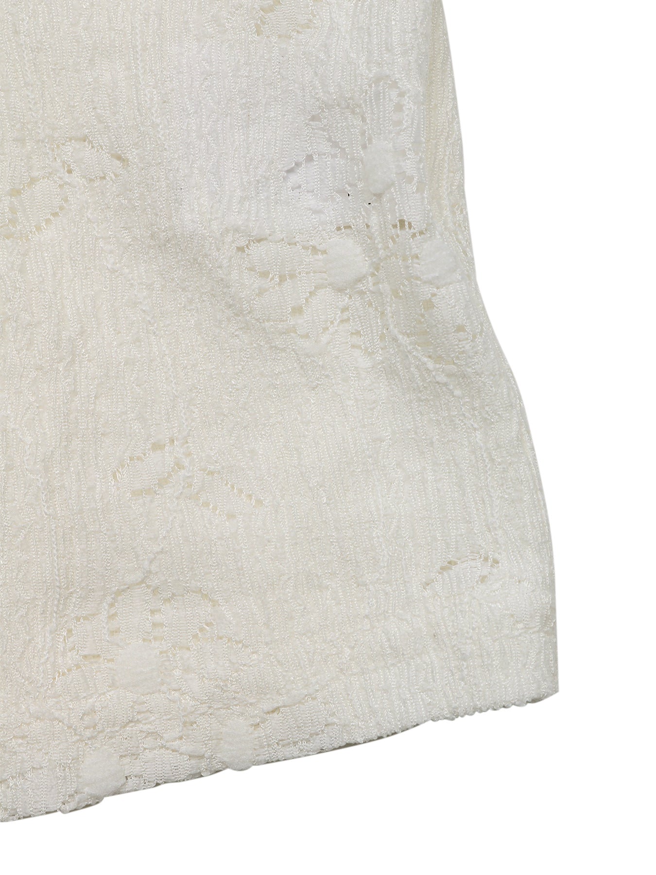 Lace Tie-Front Crop Top