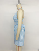 Striped V-Neck Sleeveless Jumpsuit