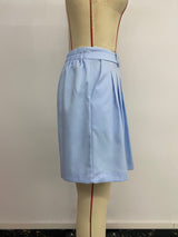 High-Waisted Pleated Shorts
