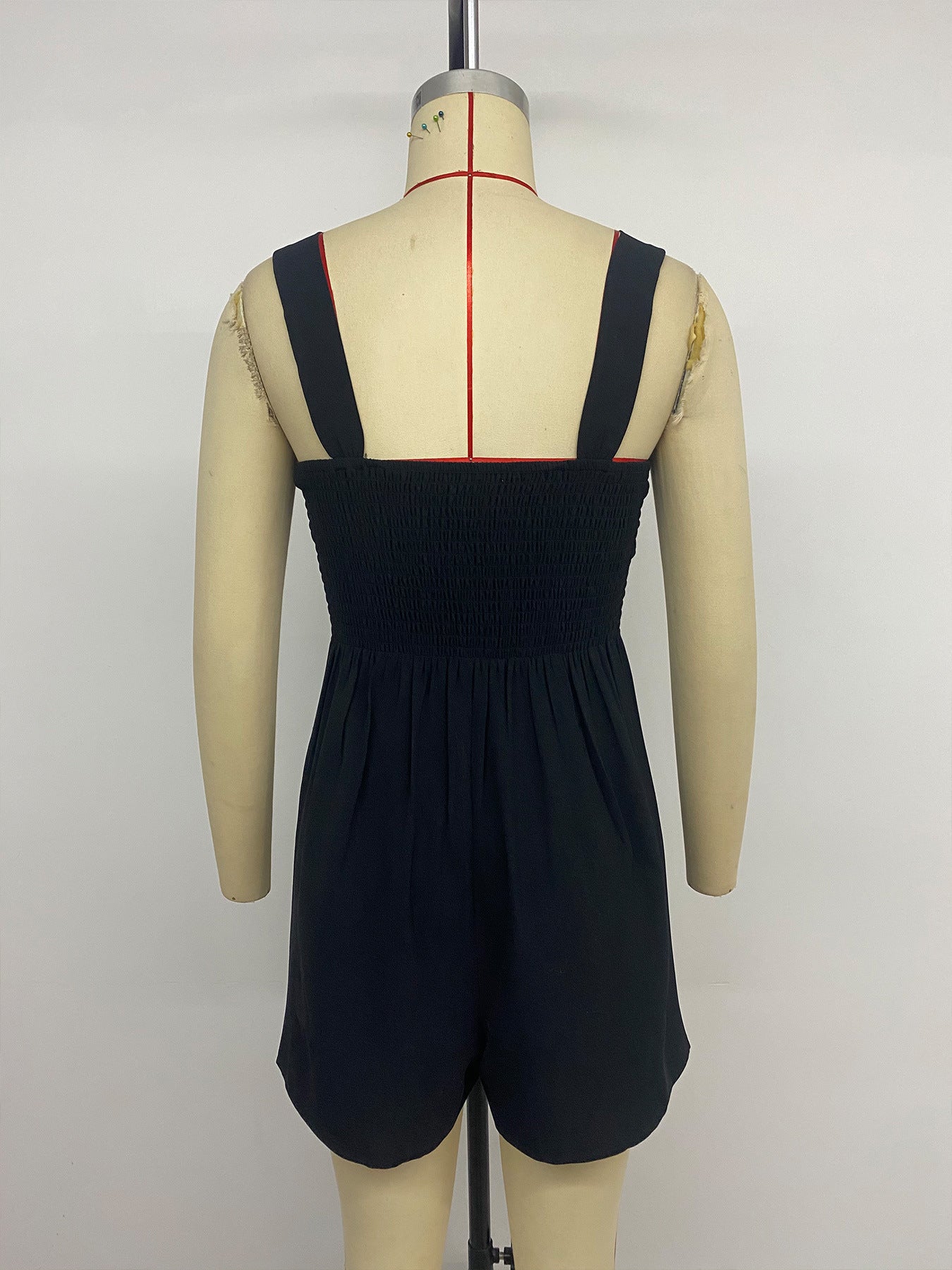 Boho-Style Sleeveless Jumpsuit