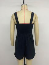 Boho-Style Sleeveless Jumpsuit