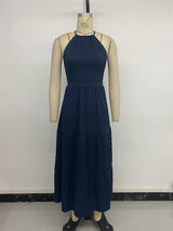 Maxi Dress with Tiered Skirt