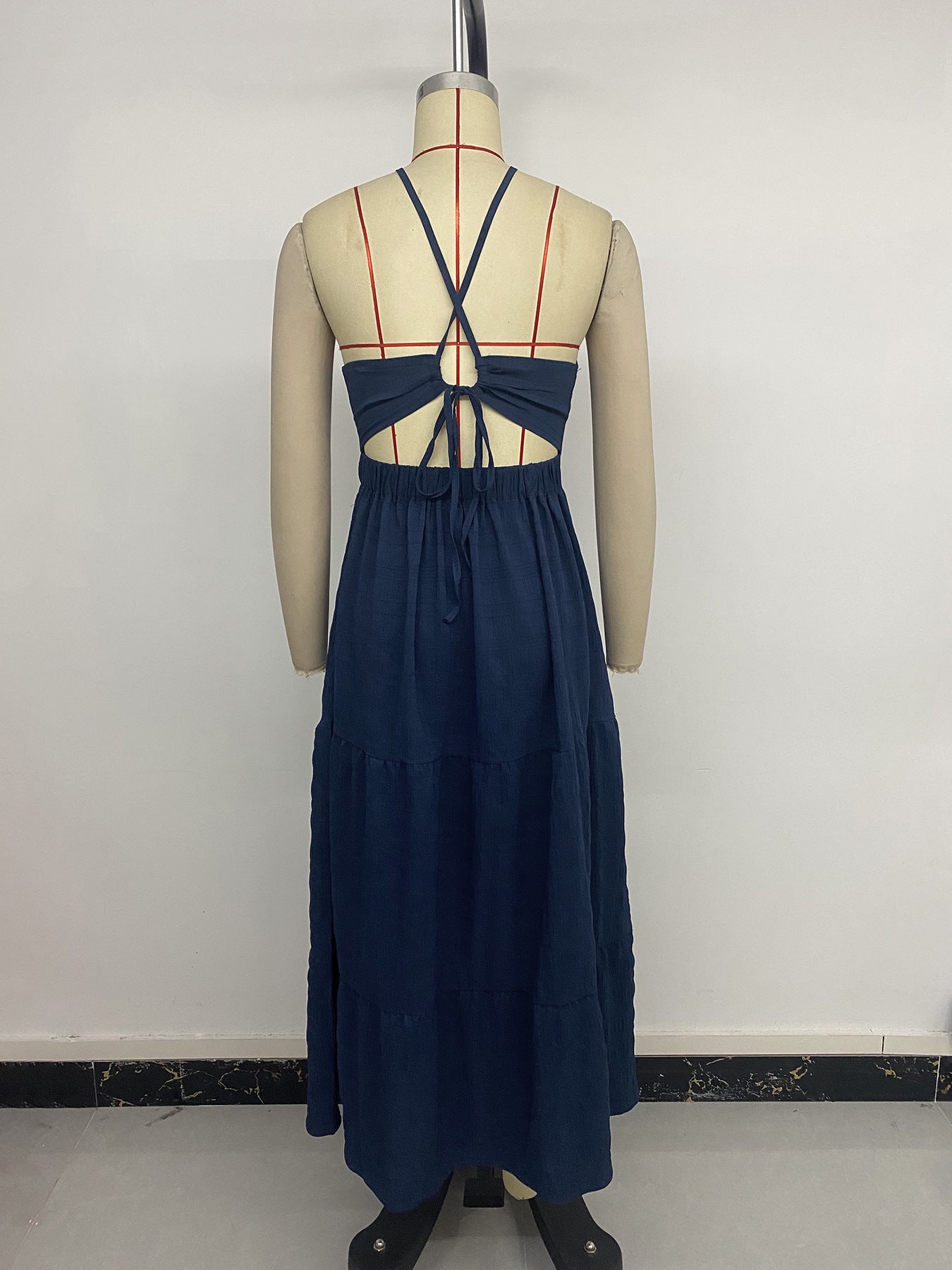 Maxi Dress with Tiered Skirt