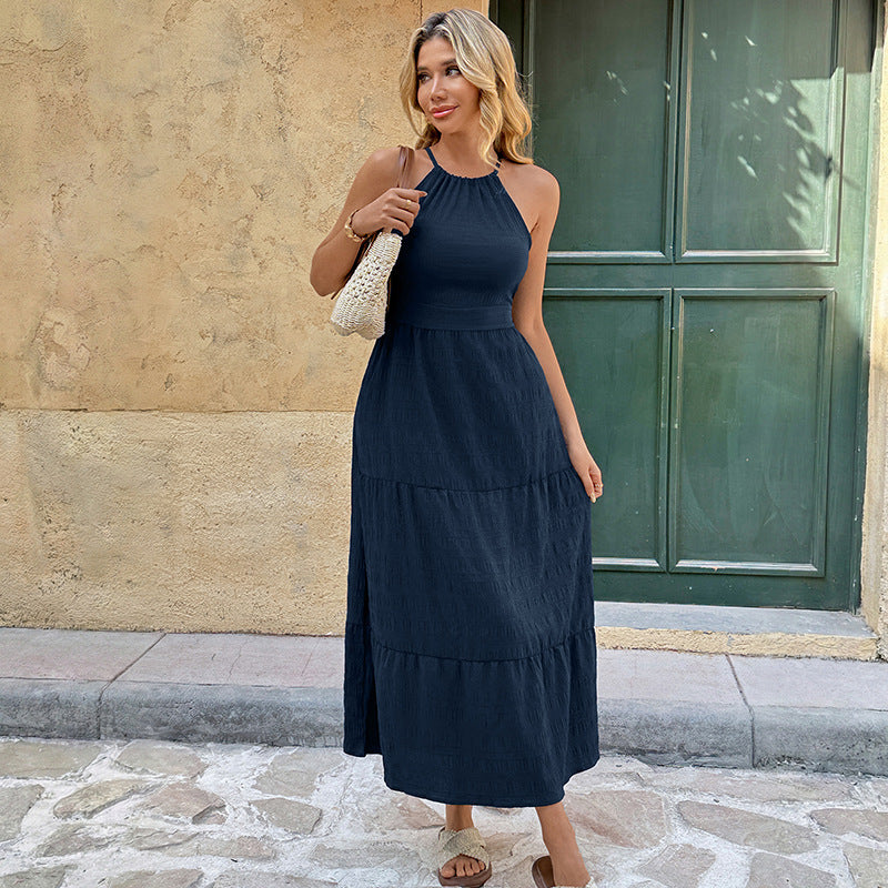 Maxi Dress with Tiered Skirt