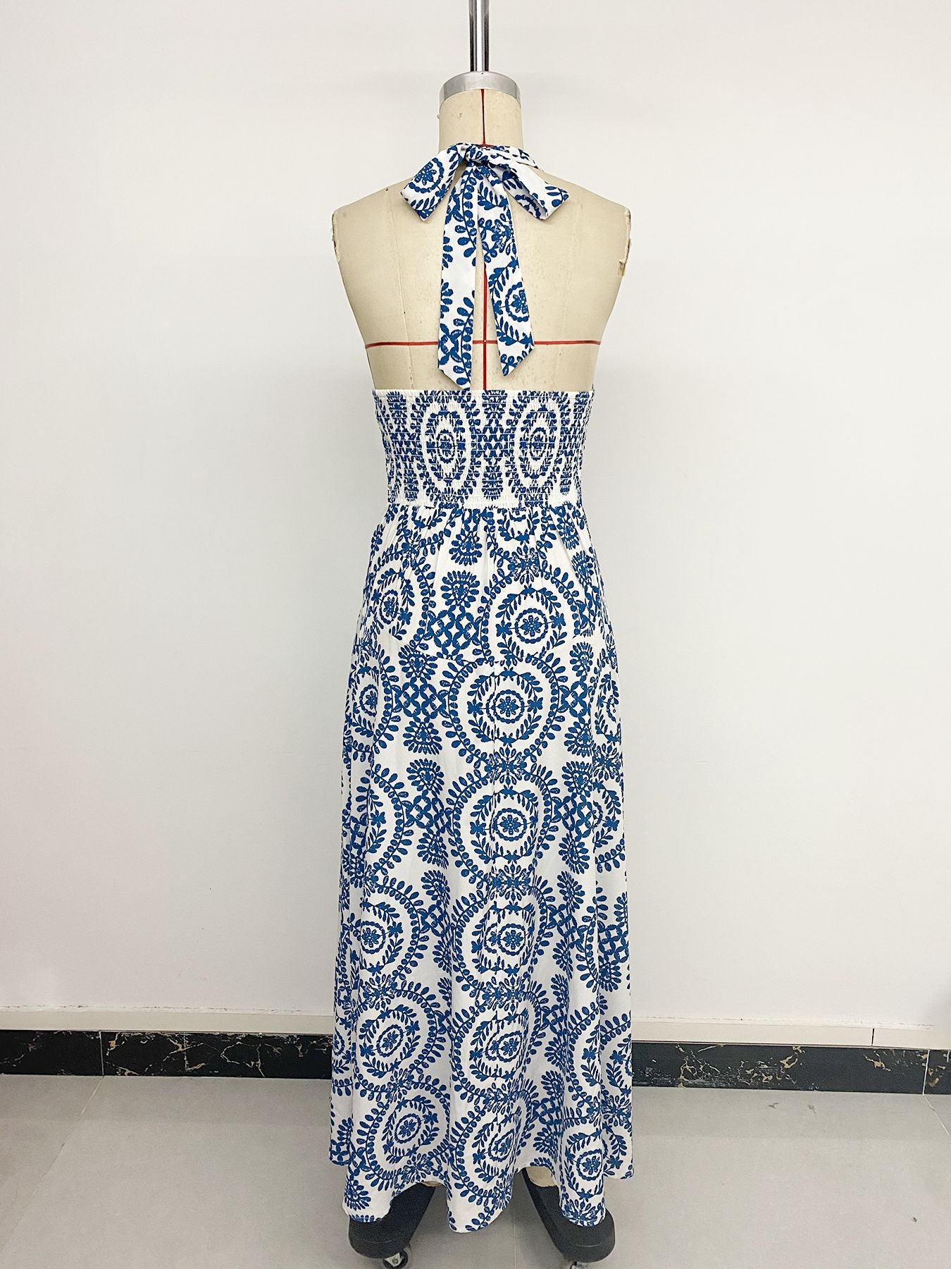 Bohemian Pattern Maxi Dress