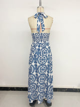 Bohemian Pattern Maxi Dress