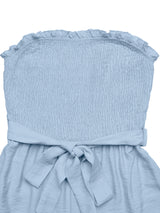 Ruffled Strapless Summer Romper