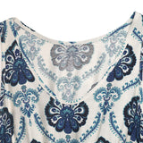 Elegant Pattern Maxi Dress with Belt