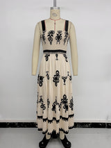 Boho Pattern Maxi Dress