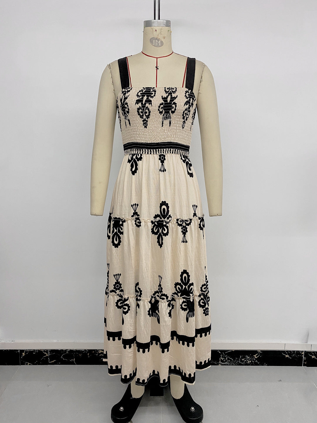 Boho Pattern Maxi Dress
