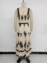 Boho Pattern Maxi Dress