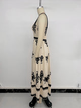 Boho Pattern Maxi Dress