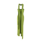 Strapless Maxi Dress with Draped Detail