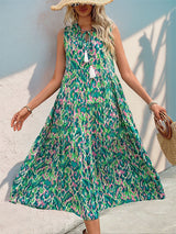 Vibrant Abstract Maxi Dress