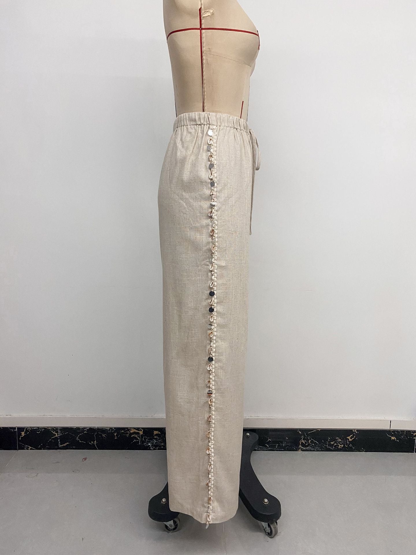 Beach Pants with Side Detail