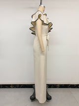 One-Shoulder Ruffled Jumpsuit