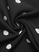 Strapless Polka Dot Wide-Leg Jumpsuit