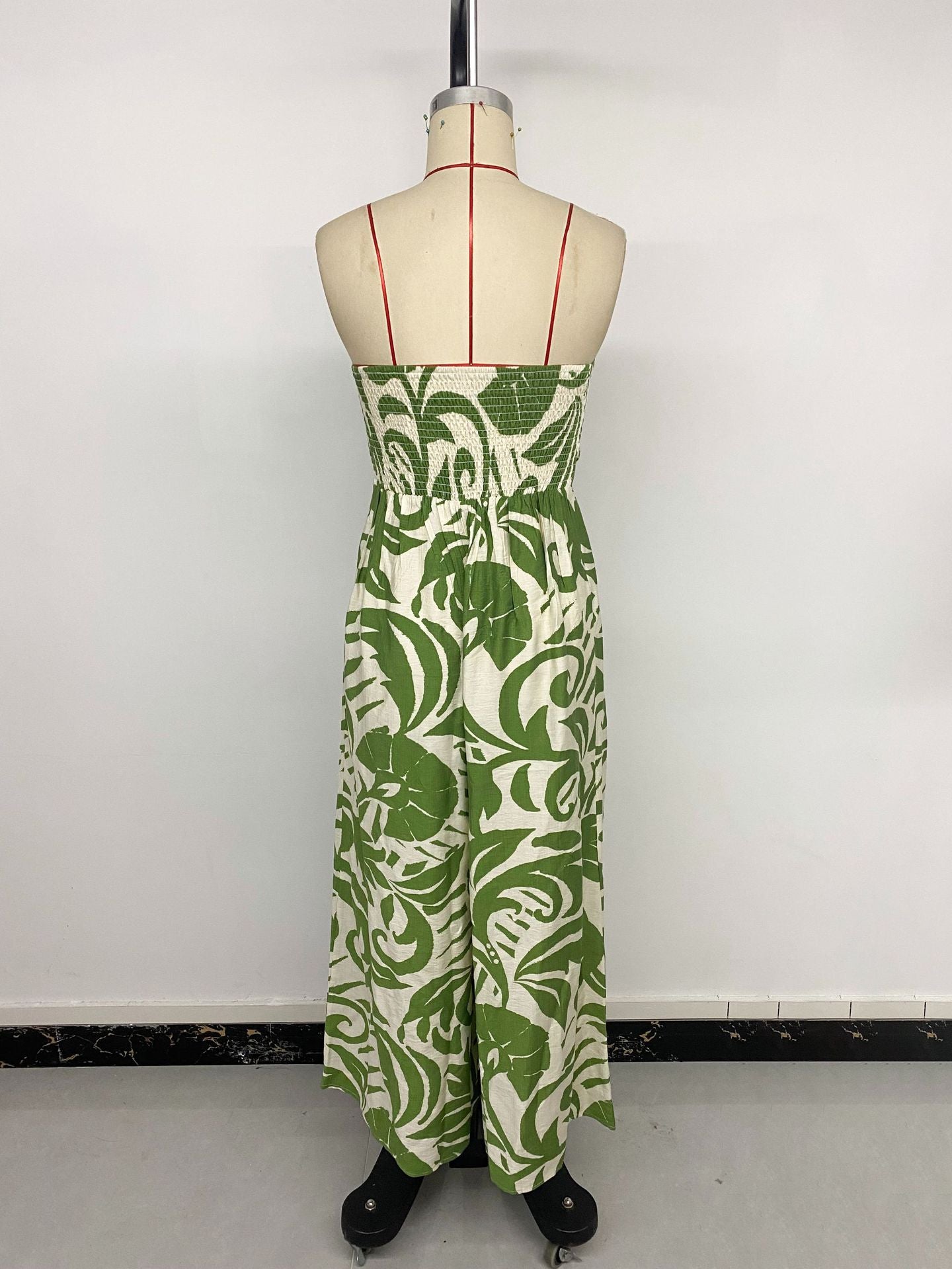 Strapless Floral Jumpsuit