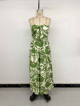 Strapless Floral Jumpsuit