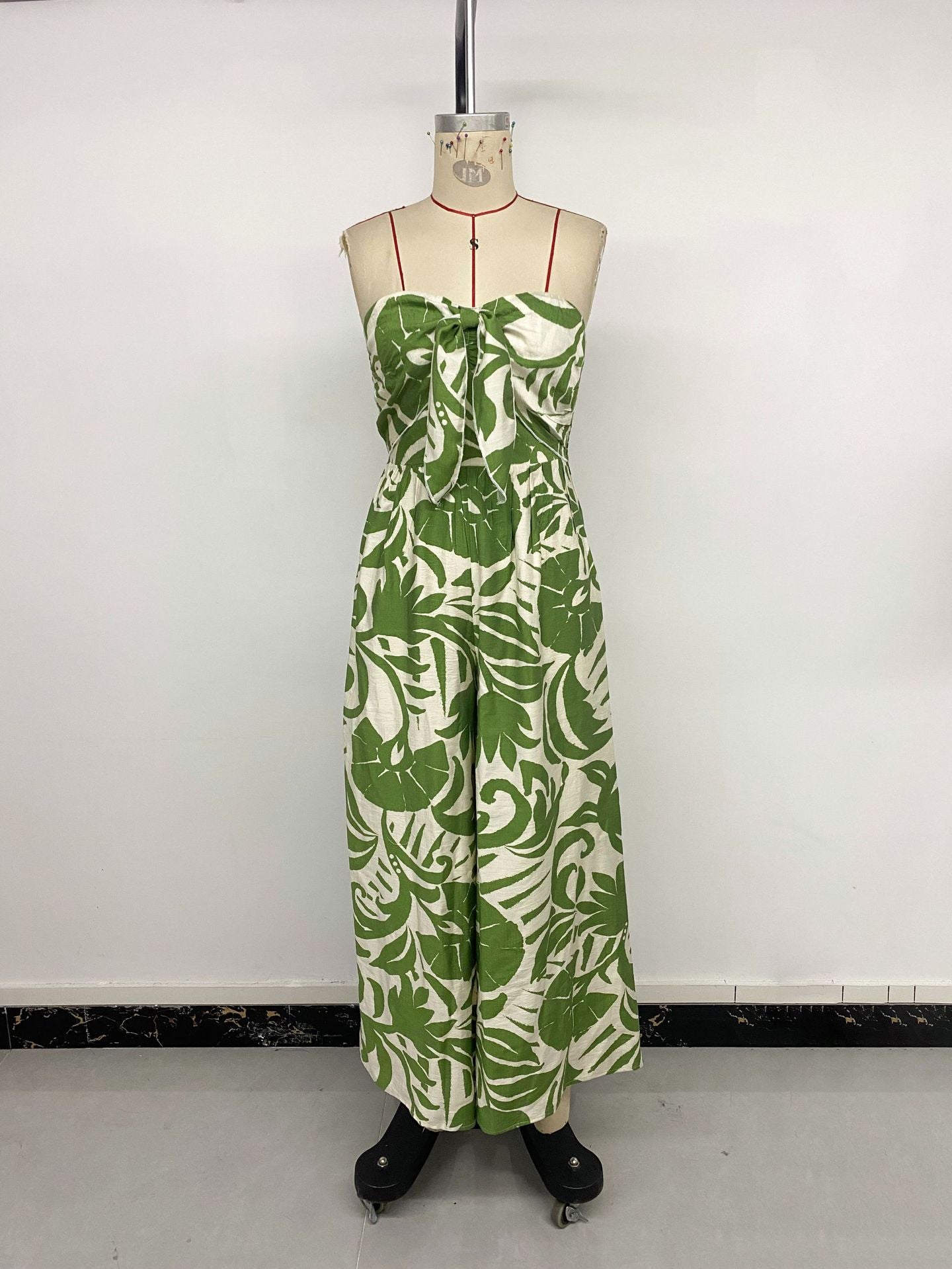Strapless Floral Jumpsuit