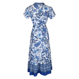 Floral Maxi Dress with Pockets