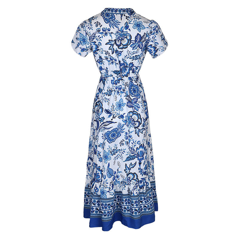 Floral Maxi Dress with Pockets