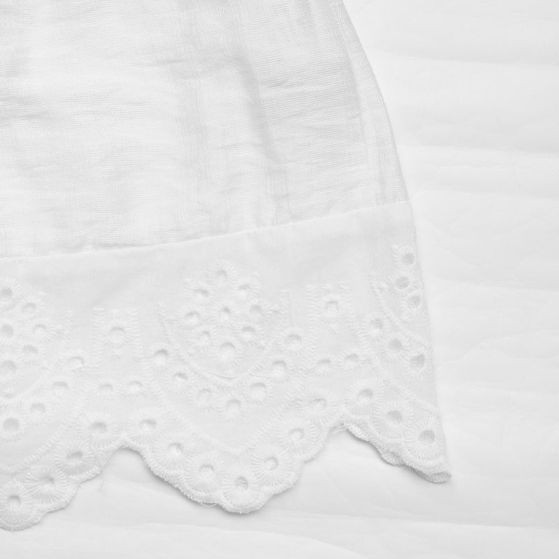 Boho Chic White Strapless Top