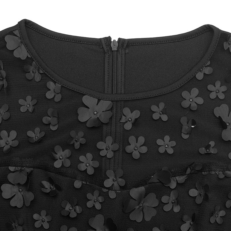 Jumpsuit with Floral Top & Wide-Leg Pants