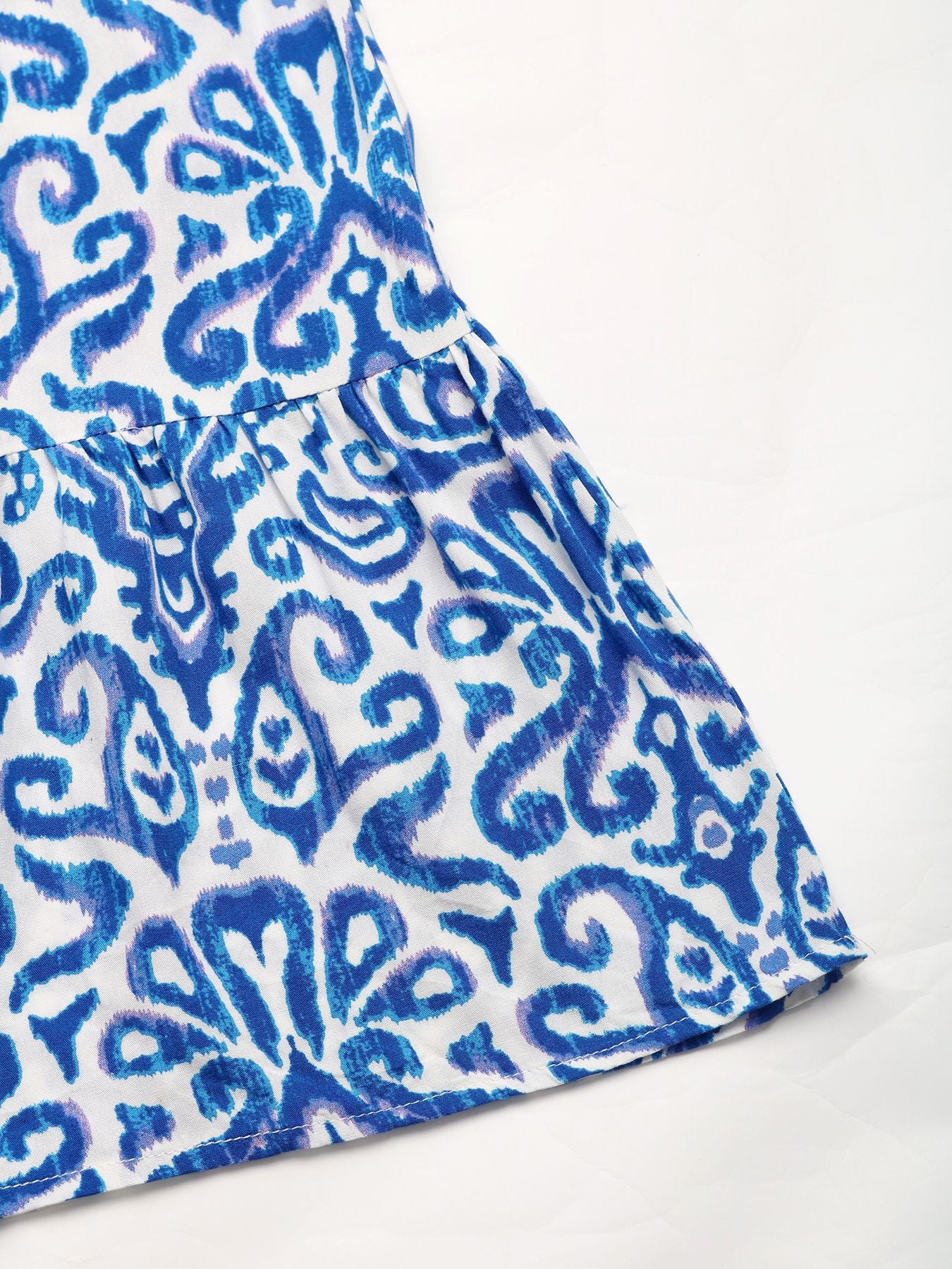 Patterned Sleeveless Maxi Dress