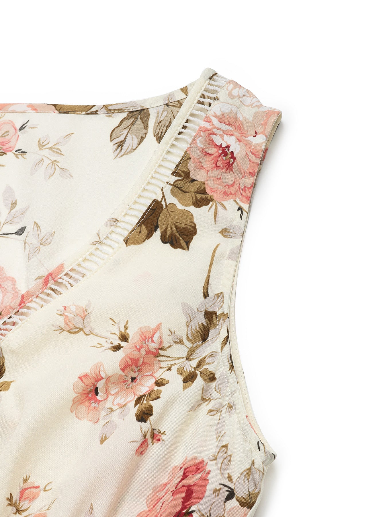 Floral Sleeveless Maxi Dress