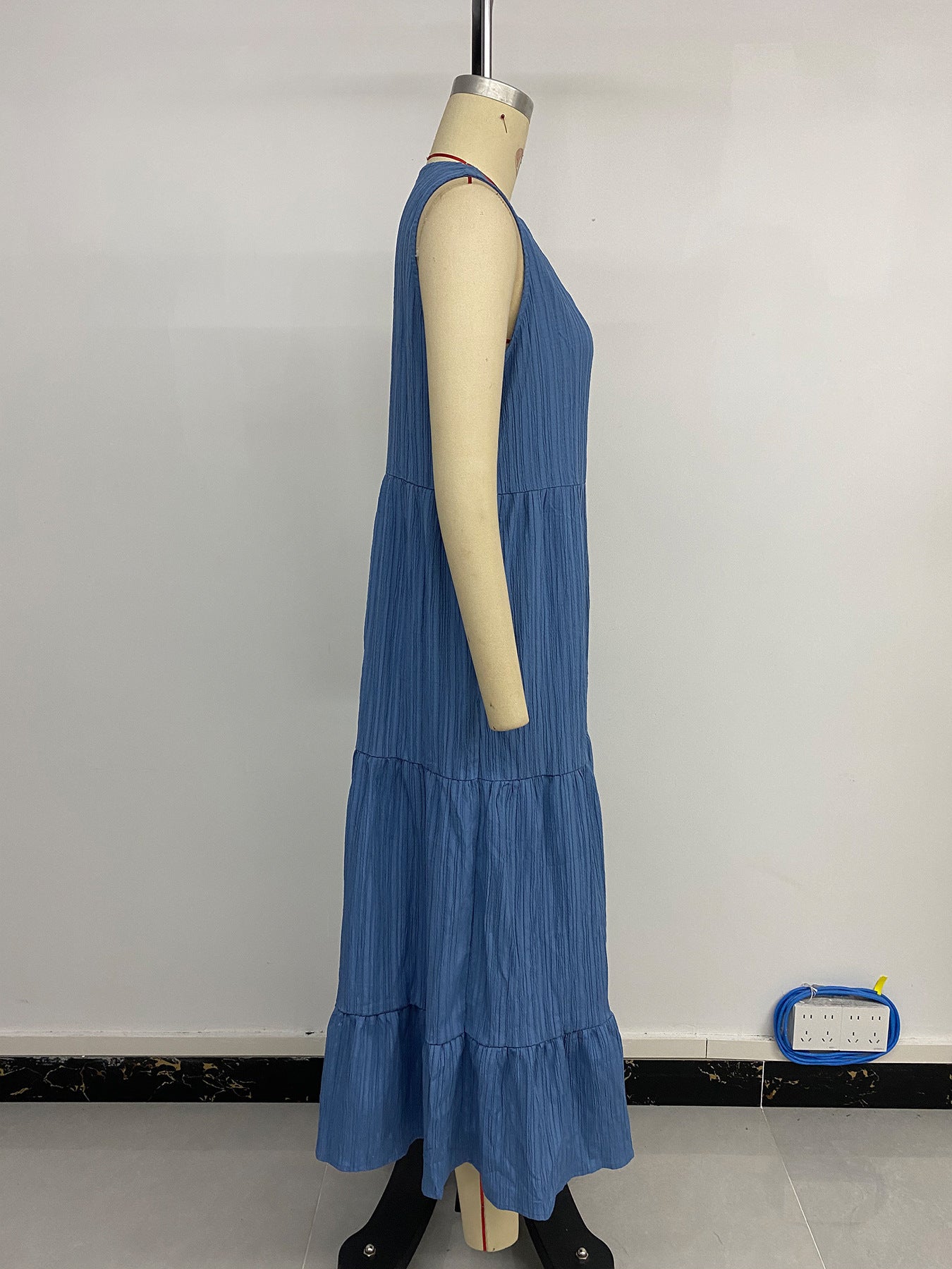 Sleeveless Tiered Maxi Dress