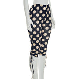 Stylish Polka Dot Cropped Pants