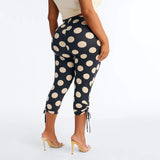 Stylish Polka Dot Cropped Pants