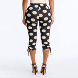Stylish Polka Dot Cropped Pants